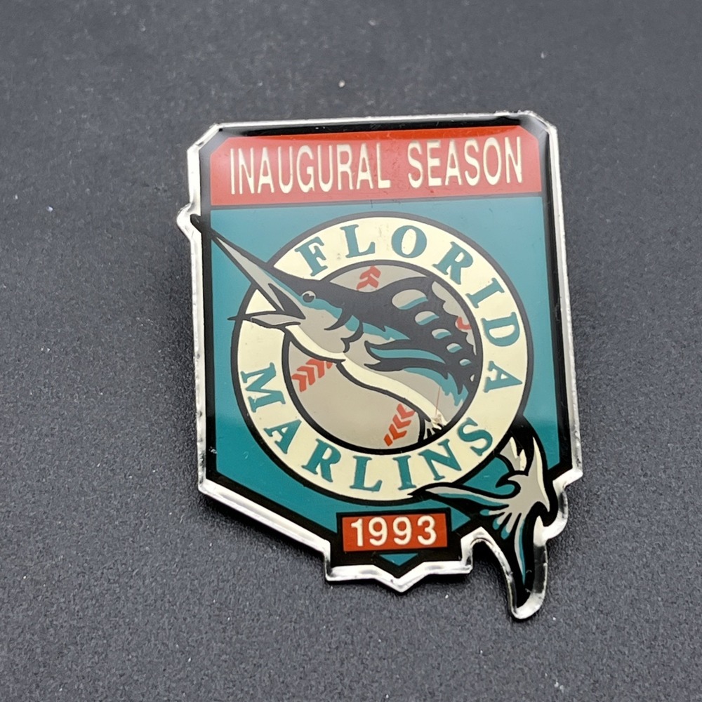 MLB Baseball Florida‎ Marlins Inaugural Year 1993 Lapel Hat Pin